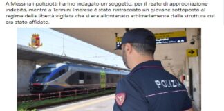 1 persona arrestata, 2 indagati, 473 persone controllate, 35 siti ferroviari ispezionati, di cui 30 stazioni, 55 gli operatori della Polizia Ferroviaria della Sicilia impegnati nell’ottava Operazione “Rail Safe Day”, svoltasi lunedì e disposta, su tutto il territorio nazionale, dal Servizio Polizia Ferroviaria al fine di individuare comportamenti scorretti in ambito ferroviario che pregiudicano la sicurezza della circolazione e degli utenti