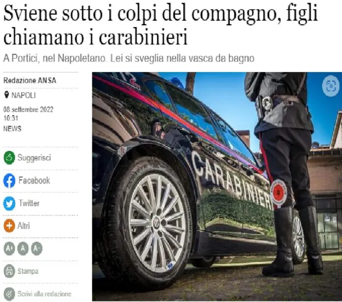COLPI COMPAGNO CARABINIERI PORTICI