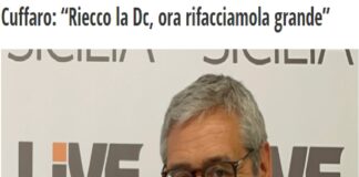 Avevo promesso ai siciliani che lo desideravano che avrei rifatto la Democrazia cristiana e l’ho fatto: “Adesso, se lo vogliono, tocca a loro coltivarla e custodirla… è un patrimonio storico, culturale, sociale e politico della nostra terra, tocca a chi ci crede salvaguardarla”