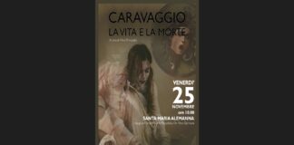 Caravaggio la vita e la morte a cura di Nino Principato, Santa Maria alemanna 25 novembre ore 18