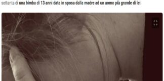 “Fidanzamento” forzato, violenza sessuale e matrimonio: ecco l’assurda vicenda risalente agli anni settanta di una bimba di 13 anni data in sposa dalla madre ad un uomo più grande di lei