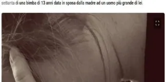 “Fidanzamento” forzato, violenza sessuale e matrimonio: ecco l’assurda vicenda risalente agli anni settanta di una bimba di 13 anni data in sposa dalla madre ad un uomo più grande di lei
