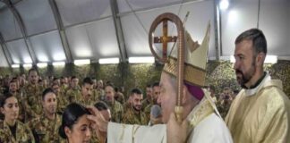 Visita in Libano per mons. Santo Marcianò, ordinario militare per l’Italia, che ha celebrato il Natale nella terra dei cedri, dove operano gli uomini e le donne della Brigata “Aosta” guidata dal generale Giuseppe Bertoncello, impegnati in qualità di peacekeepers