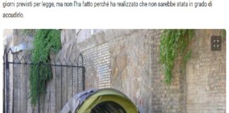 A 23 anni partorisce un figlio ma lei e il compagno vivono in una tenda nei pressi di una stazione di San Donato, paese alle porte di Milano