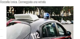 Una persona non ancora identificata, poco prima dell’alba, ha sparato, a distanza ravvicinata, a scopo intimidatorio, un colpo di pistola contro la porta d’ingresso di un negozio di parrucchiere, danneggiandola