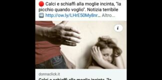 Su WhatsApp ha mandato alla madre la foto del suo volto con evidenti segni lasciati dagli schiaffi ricevuti dal marito