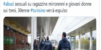 Abusi sessuali su ragazzine minorenni e giovani donne a bordo dei treni: queste le accuse rivolte a un cittadino tunisino di 30 anni, fermato dalla polizia di Stato in un negozio di Bovisio Masciago, in provincia di Monza, e portato al Cpr Ponte Galeria di Roma per le procedure di espulsione