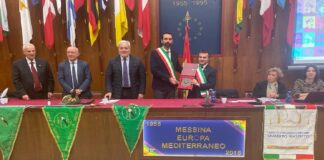 Nell’ambito degli eventi dedicati alla giornata dell’Unità d’Italia il Sindaco Federico Basile, ha accolto oggi pomeriggio a Palazzo Zanca il Primo cittadino del Comune di Noventa Vicentina Mattia Veronese, città natale del capitano Umberto Masotto, cui è dedicato il Monumento alla Passeggiata a Mare