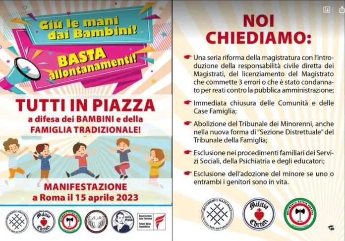 GIU' LE MANI DAI BAMBINI