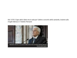 Per la prima volta nella storia un Presidente della Repubblica sarà al Festival di Sanremo: Sergio Mattarella è atteso in sala all’Ariston per la prima serata della kermesse canora