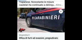 I carabinieri della stazione di Napola a Trapani, hanno arrestato per furto ed evasione un pregiudicato di 25 anni
