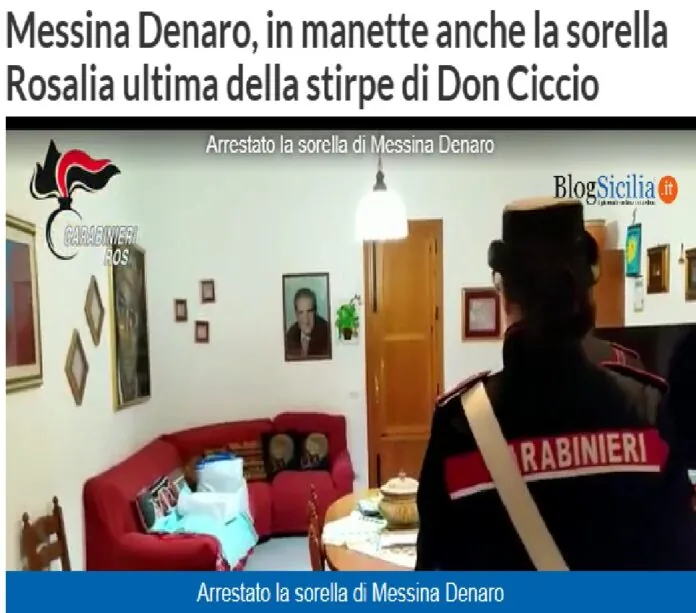 Arresto Rosalia Denaro