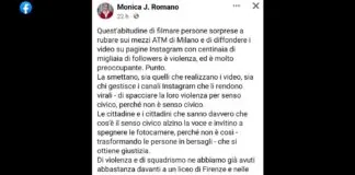 “Le parole di Monica Romano, sono parole vergognose”