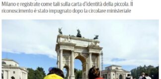 «Abbiamo ricevuto una notifica dalla polizia locale in cui ci veniva comunicato che secondo la Procura non sono più la madre di mia figlia… siamo rimaste scioccate: in questi giorni abbiamo seguito le notizie con molta apprensione ma non ci aspettavamo un annullamento retroattivo dei riconoscimenti già fatti»