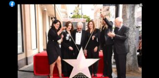 “Al grande interprete Giancarlo Giannini un riconoscimento importante, che lo consegna alla storia: la stella sulla Walk of Fame di Hollywood”
