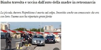 La tragedia si era consumata da poco quando, alle 16.15 i Carabinieri sono arrivati in via Emilio Buccafusca, a Casalnuovo, un Comune che si trova alle porte di Napoli: sono stati avvicinati da diverse persone, a terra il corpo senza vita di una bambina di 7 anni… sul posto contemporaneamente anche i vigili del fuoco e i sanitari del 118 ma per la piccola non c’era più nulla da fare