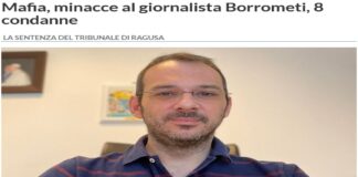 Minacce e diffamazione aggravata: sono stati tutti condannati in primo grado, gli otto imputati finiti a processo davanti al Tribunale di Ragusa, ai danni del condirettore dell’Agi, Paolo Borrometi, assistito dall’avvocato Luca Licitra
