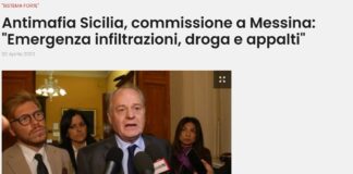 «Ci è stato detto che in questo territorio ci sono stati tre casi di scioglimento di comuni per infiltrazioni mafiose, l’ultimo caso nella zona jonica»