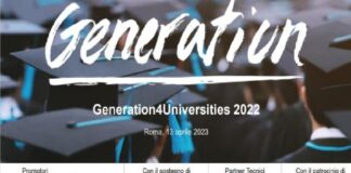 Saranno aperte fino al 2 maggio le iscrizioni alla nuova edizione del programma di accelerazione verso il mondo del lavoro “Generation4Universities”, promosso dalla Fondazione Generation Italy con il sostegno ed il patrocinio, fra gli altri, della CRUI