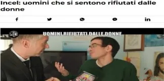 Gli Incel i “celibi involontari”: sono, maschi eterosessuali che non hanno rapporti perché si sentono brutti e che a volte finiscono a odiare le donne