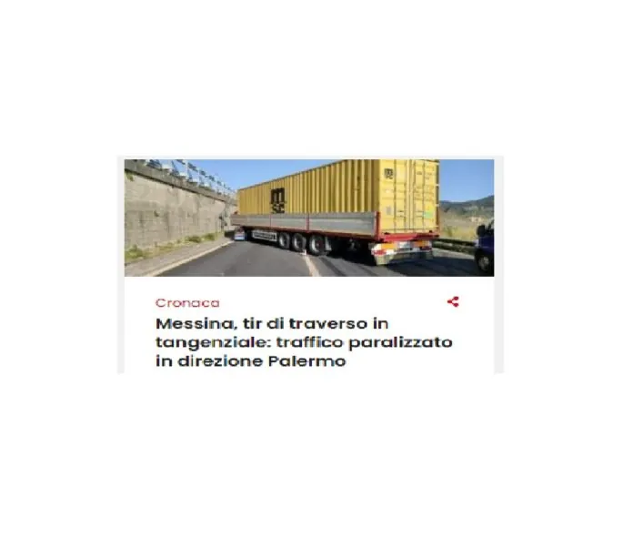 Incidente viadotto Trapani