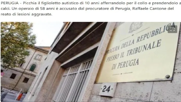 Maltrattamenti a figlio autistico Perugia