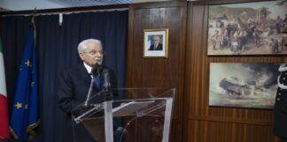 Il Presidente della Repubblica Sergio Mattarella è intervenuto, presso la sede del Gruppo MOVM, alla celebrazione del Centenario della fondazione del Gruppo delle Medaglie d’oro al Valor Militare d’Italia
