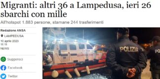 Trentasei migranti, fra cui 8 donne e un minore, sono stati soccorsi, durante la notte, in area Sar, dalla motovedetta Cp319 della Guardia costiera