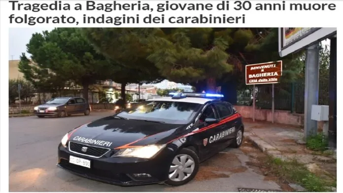 Morte Quartuccio Bagheria
