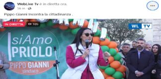 E’ iniziata su ‘WebLive Tv’, dopo le 17.55 di oggi 15 aprile 2023, la diretta sulla collegata Pagina Facebook dell’emittente televisiva… della manifestazione di ‘SiAmo Priolo’ dalla cittadina in Provincia di Siracusa