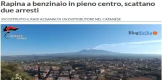 Una rapina organizzata in pieno centro in provincia di Catania ad un benzinaio su cui i carabinieri e la Procura sono riusciti a fare luce