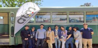 Un bus d’epoca di ATM S.p.a. “incastonato” come una perla nel contesto del “Festival della Sostenibilità” tenutosi a Villa Dante