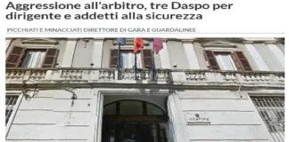 Per l’aggressione ad un arbitro nel Catanese 3 Daspo, altrettanti per due violente risse: è il bilancio degli ultimi provvedimenti adottati dal questore di Catania
