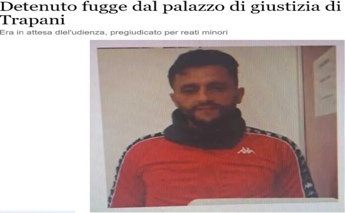 DETENUTO FUGGITO A TRAPANI