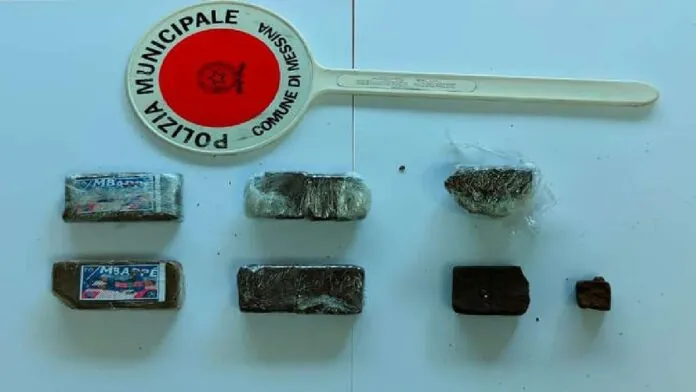 Sequestro droga POLIZIA MUNICIPALE MESSINA