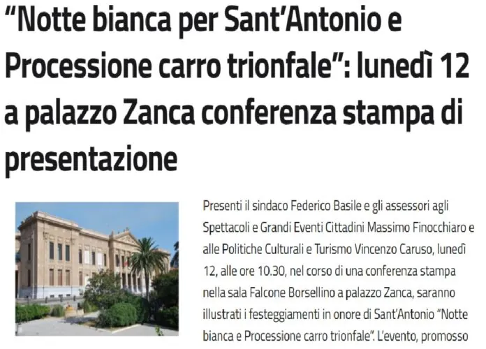 Conferenza Notte Bianca
