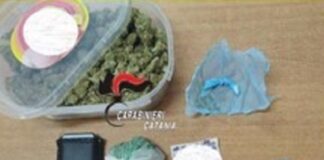 La droga nascosta in una vaschetta di gelato nel portaombrelli di casa: era questo il nascondiglio che si era creato un 43enne del Catanese con precedenti… un metodo che però non gli è servito per sfuggire al fiuto del cane antidroga dei carabinieri