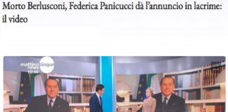 Federica Panicucci come Paola Rivetta: entrambe si sono trovate a dare un annuncio epocale in diretta televisiva… nel caso della giornalista del Tg5 si trattava della scomparsa di Papa Giovanni Paolo II, mentre Federica Panicucci si è trovata in diretta con Francesco Vecchi proprio quando è arrivata la notizia della morte di Silvio Berlusconi
