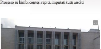 Il tribunale di Palermo presieduto da Bruno Fasciana ha assolto perché il fatto non sussiste Larysa Moskalenko, atleta ucraina trapiantata nella capitale siciliana, medaglia di bronzo nella vela alle Olimpiadi di Seul 1988, il norvegese Maartin Vage, titolare di un’agenzia di sicurezza, il tassista Luigi Cannistraro e lo skipper Antonino Barazza imputati nel processo su un presunto sequestro di ‘bambini contesi’ tra genitori norvegesi e svedesi e tunisini