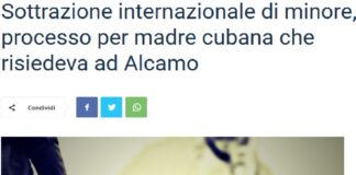 Dopo l’omologazione della sentenza di separazione è arrivato ora il rinvio a giudizio con l’ipotesi del reato di sottrazione internazionale di minore