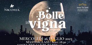Torna l’evento dell’estate siciliana più atteso dagli amanti delle bollicine: il 26 luglio si terrà la 4^ edizione della festa del metodo classico dell’Etna nella splendida cornice della tenuta Nicosia di contrada Monte Gorna, con Masterclass sugli spumanti da lungo affinamento in apertura e, a seguire, il ‘Sosta Tre Santi’ Party