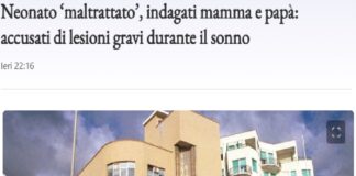 Continua, su autorizzazione del giudice e in una casa protetta, ad accudire il figlioletto di un anno e 4 mesi che ha bisogno di essere allattato: ma al tempo stesso deve difendersi dall’accusa di averlo maltrattato