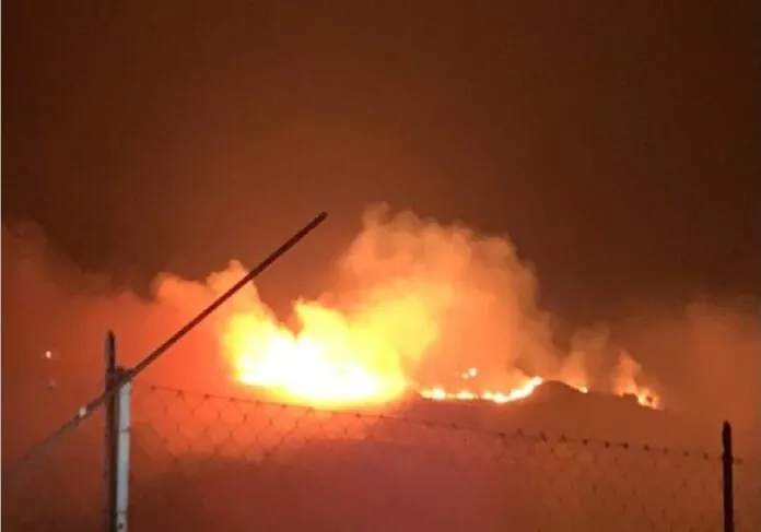 INCENDIO TERRENI COOPERATIVA LIVATINO