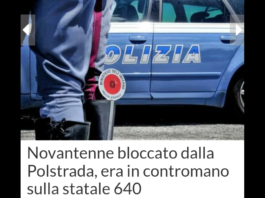 Incidente evitato questa mattina sulla strada statale 640 Caltanissetta-Agrigento