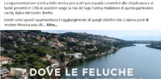 In occasione dell’evento “XIPHIAS. Historica caccia la pescespada” che si terrà domani, sabato 29 nella laguna Riserva Naturale Orientata di Capo Peloro a Messina, sono stati adottati provvedimenti viabili