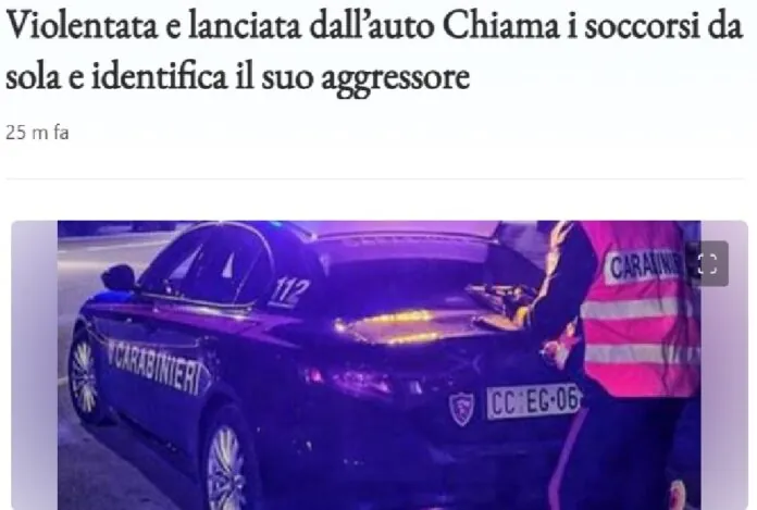 25enne straniera violentata a Castiglione del Lago
