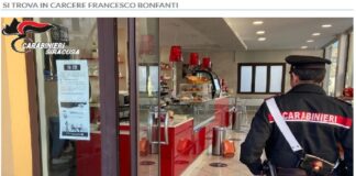 I carabinieri della Stazione di Noto…, nelle scorse ore hanno arrestato un uomo di 60 anni, Francesco Bonfanti, destinatario di una misura cautelare in carcere emesso dalla Procura della Repubblica presso il Tribunale di Bologna