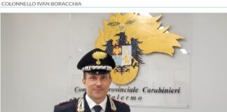 Il Colonello Ivan Boracchia ha assunto l’incarico di Comandante del Reparto Operativo del Comando Provinciale di Palermo, subentrato al Colonello Andrea Massari trasferito a Roma come Vice Comandante del Comando Carabinieri Tutela Ambientale e Transizione Ecologica