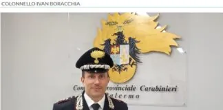 Il Colonello Ivan Boracchia ha assunto l’incarico di Comandante del Reparto Operativo del Comando Provinciale di Palermo, subentrato al Colonello Andrea Massari trasferito a Roma come Vice Comandante del Comando Carabinieri Tutela Ambientale e Transizione Ecologica