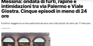 In dodici ore tra la via Palermo e il viale Giostra consumati un furto e due rapine ad opera di malviventi armati di coltello e con i volti travisati